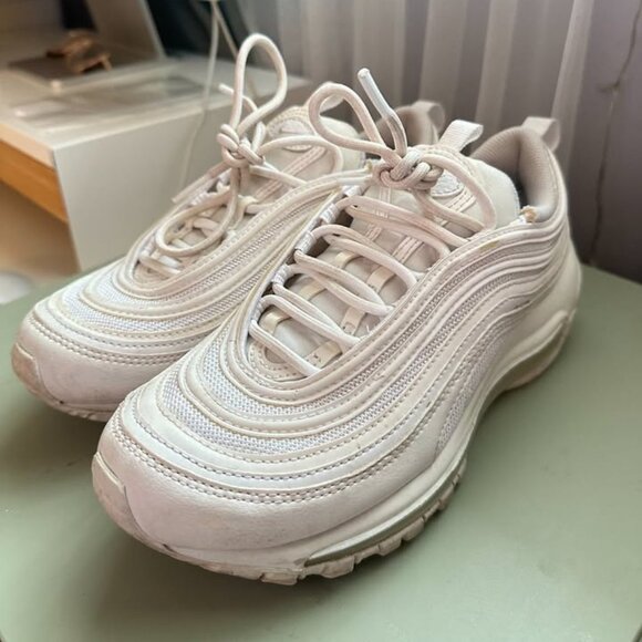 Triple White Nike Air Max 97 Women's Size 7 - Picture 1 of 12